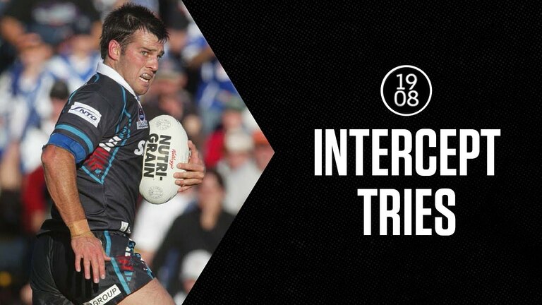 Incredible Intercept Tries | NRL Throwback | Girdler, Marshall, Ainscough, Rona & more!