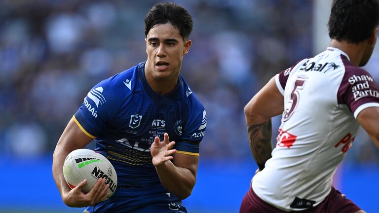 Eels youngster Blaize Talagi has been labelled ‘the future of the club’. Picture: NRL Images