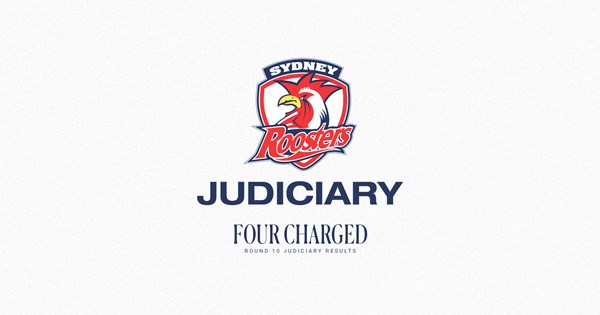 Round 10 Judiciary Update: Four Charged