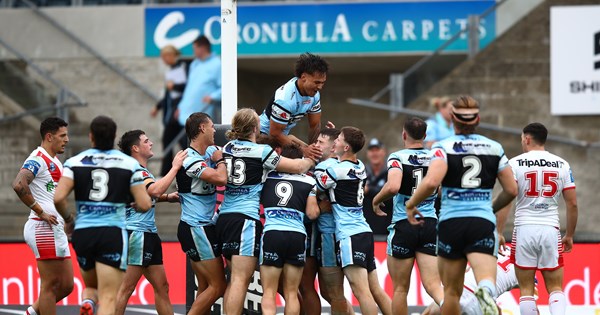 Sharks make a splash to sink Dragons in derby