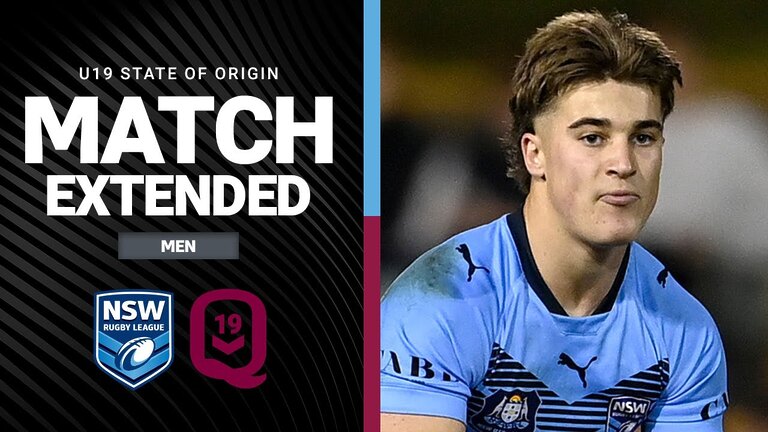 State of Origin 2024 | NSW Blues U19 v QLD Maroons U19 | Extended Highlights | NRL