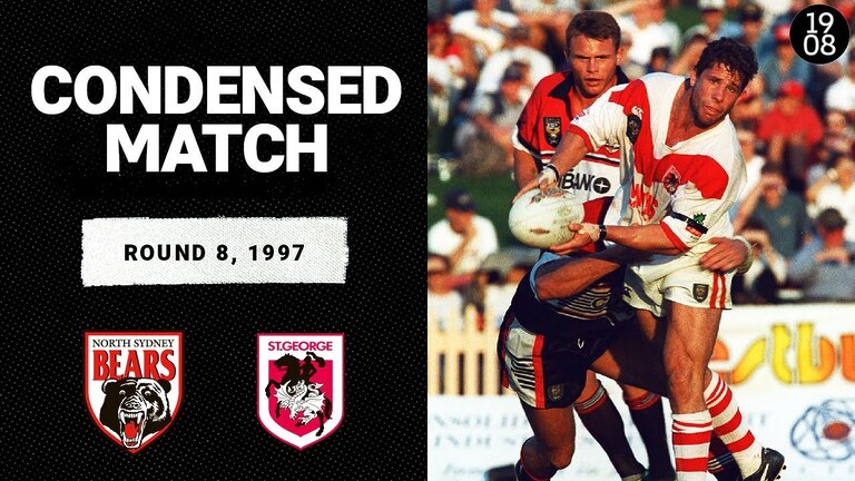 North Sydney Bears v St George Dragons | Round 8, 1997 | Condensed Match | NRL