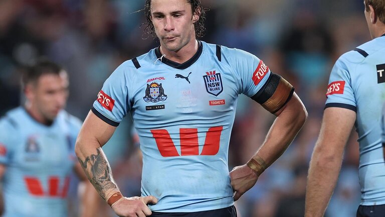 Cronulla coach Craig Fitzgibbon wants star halfback Nicho Hynes to get back to basics as NSW selection pressure grows
