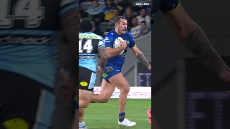 Extreme rugby league action on the field  #nrl #rugbyleague