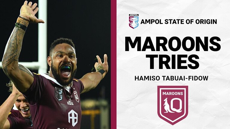 State of Origin | Hamiso Tabuai-Fidow has scored in every Origin he's played | QLD Maroons
