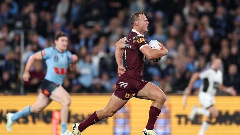 Daly Cherry-Evans picked off an Isaah Yeo pass to seal victory in game one. Picture: Cameron Spencer/Getty Images