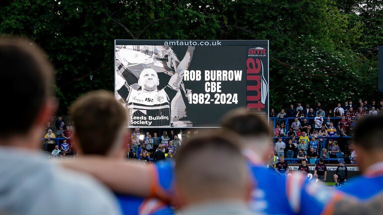 Leeds honour 'little warrior' Burrow with tributes and victory