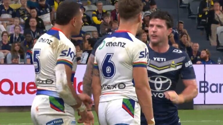 Townsend was itching for a fight. Photo: Fox Sports