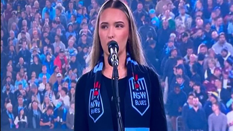 Sandilands in a tizzy over State of Origin ceremony