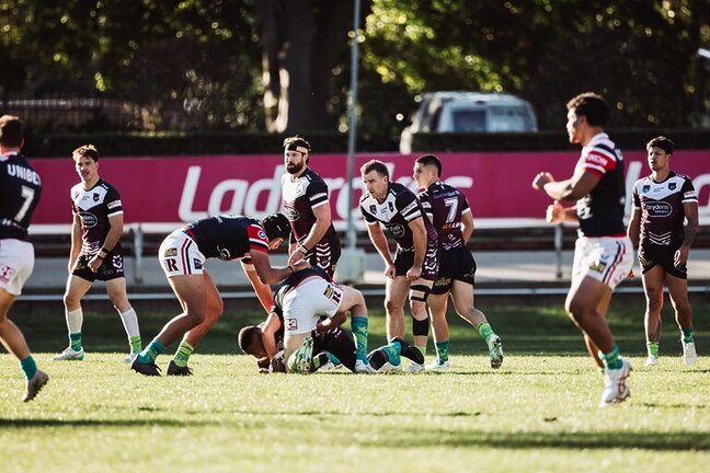 Welcome back...Lachlan Croker and Aaron Woods returned from injury today