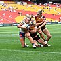 Rory Owen scores for the Eels in Round 1.