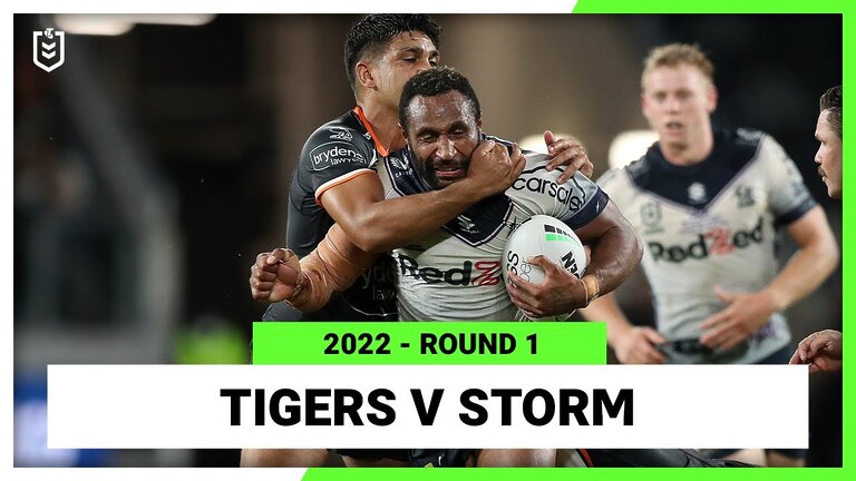 Wests Tigers v Melbourne Storm Round 1, 2022 | Full Match Replay | NRL