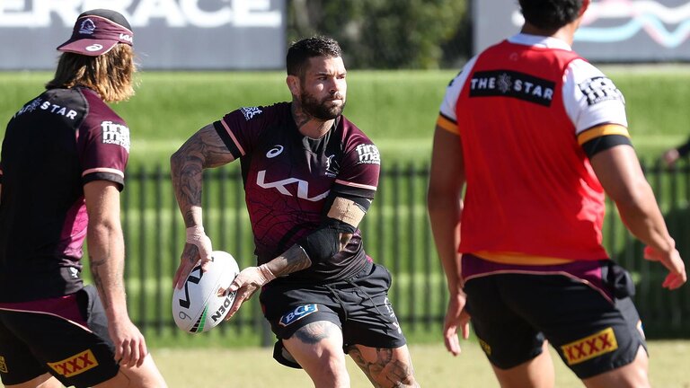 Adam Reynolds is a confirmed starter for the Broncos after getting through Friday’s captain’s run. Picture: Liam Kidston