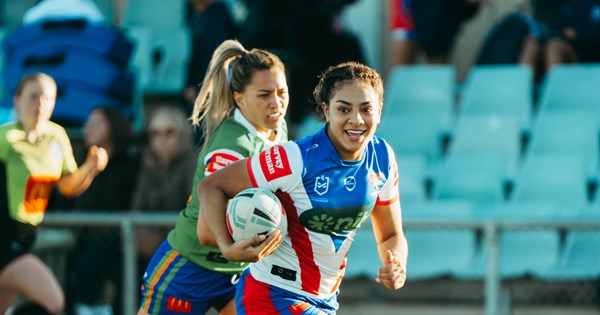 Knights cruise to dominant NRLW trial victory