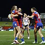 The Newcastle Knights have kicked off their premiership defence in style. Picture: NRL Imagery