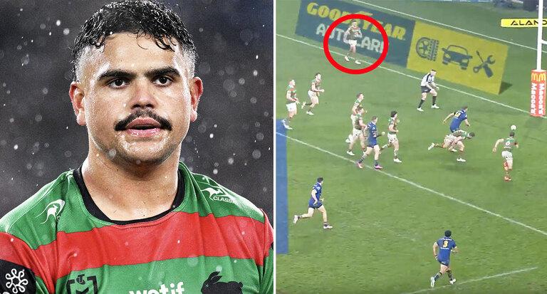 Latrell Mitchell captured in damning act that shows why Souths can't keep him at fullback