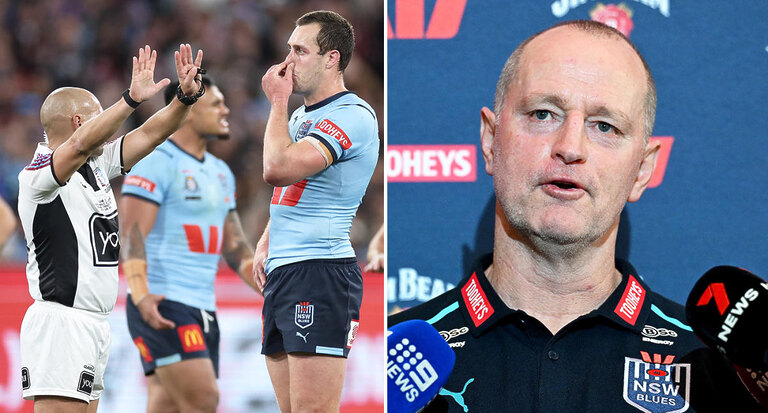 Michael Maguire speaks out about daunting referee numbers NSW must overcome in Origin 3