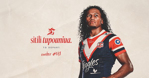 Roosters lose a feather: Tupouniua departing in 2024