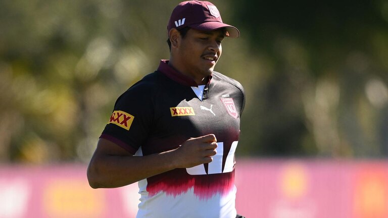 Billy Slater has blasted reports that recalled winger Selwyn Cobbo has fallen out with members of the Maroons coaching staff. Picture: Matt Roberts/Getty Images