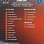 Team List: Jersey Flegg Cup Round 18 vs Sharks