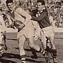 Norm Provan ignites another attacking raid for St George in a match against North Sydney in 1961.