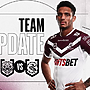 NRL Team Update: Round 25 vs Wests Tigers