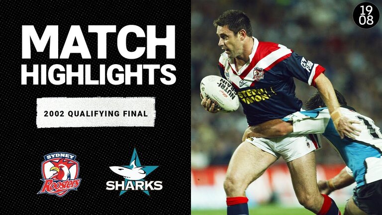 Epic showdown: Sydney Roosters vs Cronulla Sharks 2002 NRL final