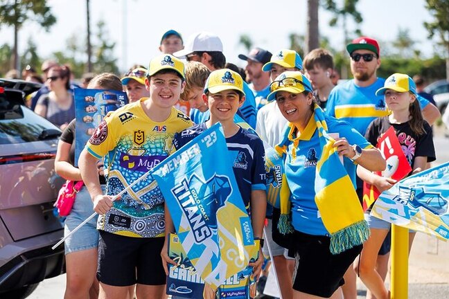 Gold Coast Titans tackle Members with gratitude Sunday