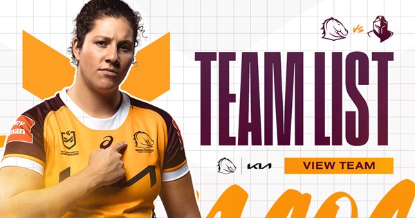 Broncos NRLW Team List: Round 3 v Titans