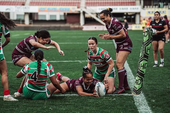 Centre Lavinia Tauhalaliku scored five tries for the Sea Eagles against Souths