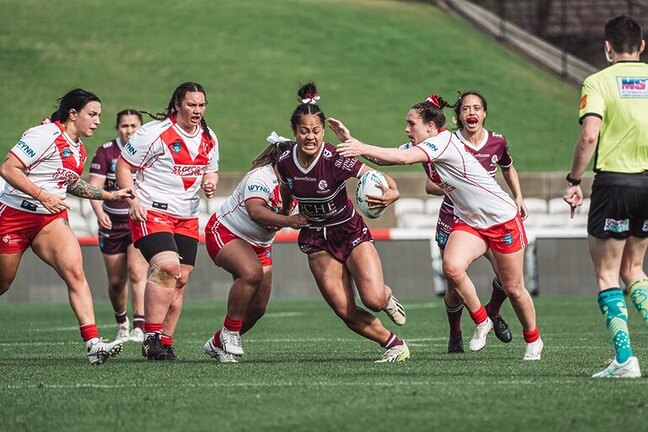 Lavinia Tauhalaliku had a day out to remember against the Dragons