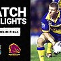 Parramatta Eels v Brisbane Broncos | 2001 Prelim Final | Classic Match Highlights | NRL