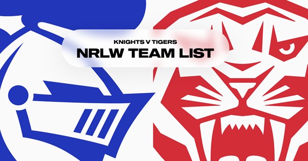 Knights v Tigers Round 6 NRLW team list