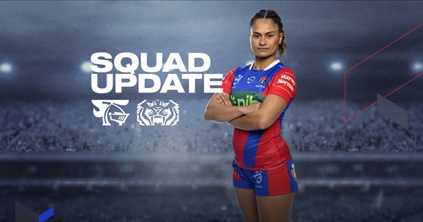 NRLW Squad Update: Knights v Tigers