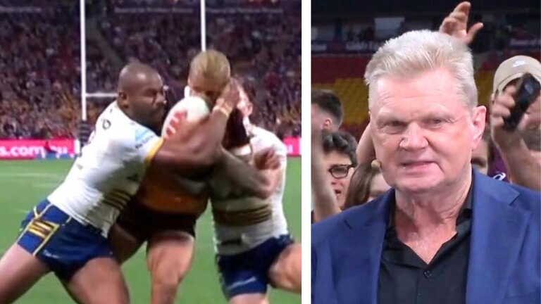 Paul Vautin and Cam Smith rage as ‘greatest try saving tackle of the season’ ruined