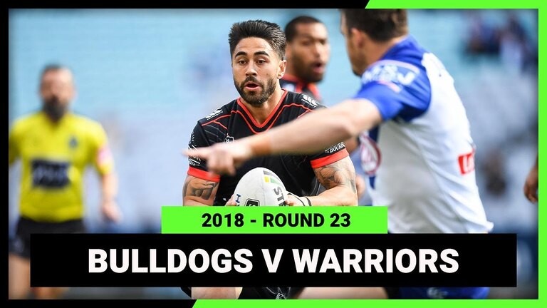 NRL 2018 | Canterbury-Bankstown Bulldogs v New Zealand Warriors | Full Match Replay | Round 23