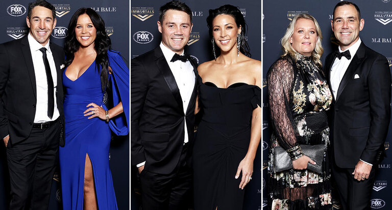 NRL legends reunite with wives at Hall of Fame