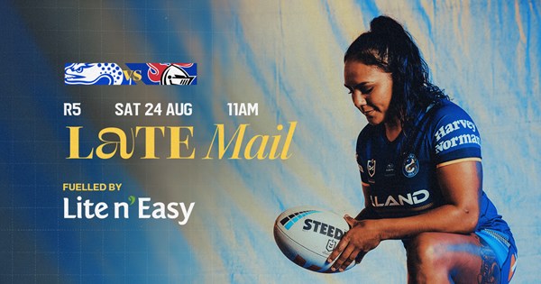 NRLW Late Mail: Round 5