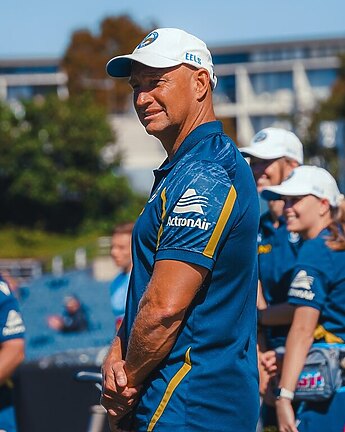 Nathan Brown during his previous tenure with the Eels.