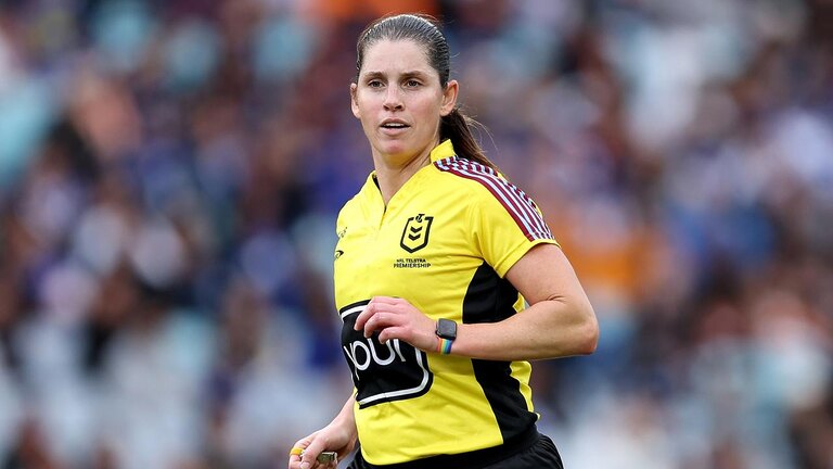 There will be no more repeats of Kasey Badger being on the field or in the Bunker during South Sydney games. Picture: Brendon Thorne/Getty Images