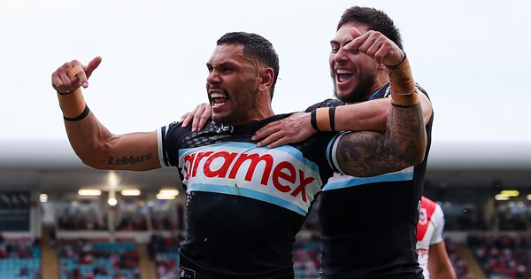 Sharks sound alarm with dominant win over Dragons