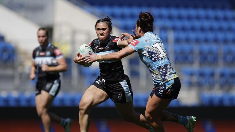 NRLW 2024: Sharks have one hand on the minor premiership after cruising past the Titans to maintain their perfect record