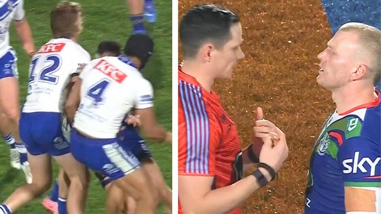 ‘Complete and utter farce’: NRL world erupts over shoulder charge controversy