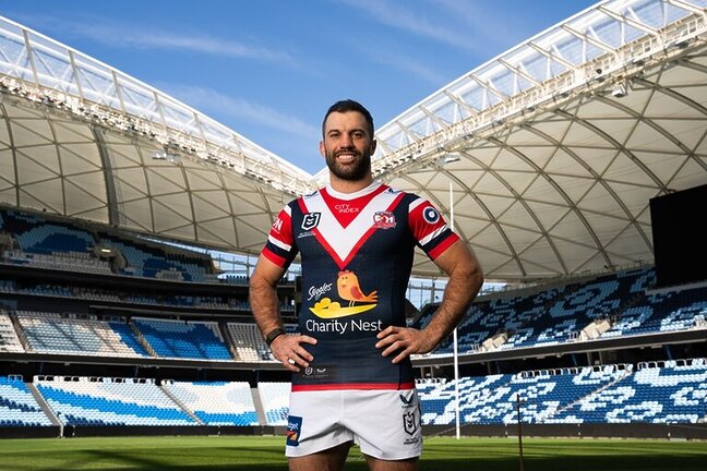 AUCTION! Sydney Roosters Steggles Charity Nest Round Jerseys