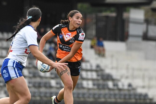 Tiana-Lee Thorne playing for the club's NSW Women's Premiership side