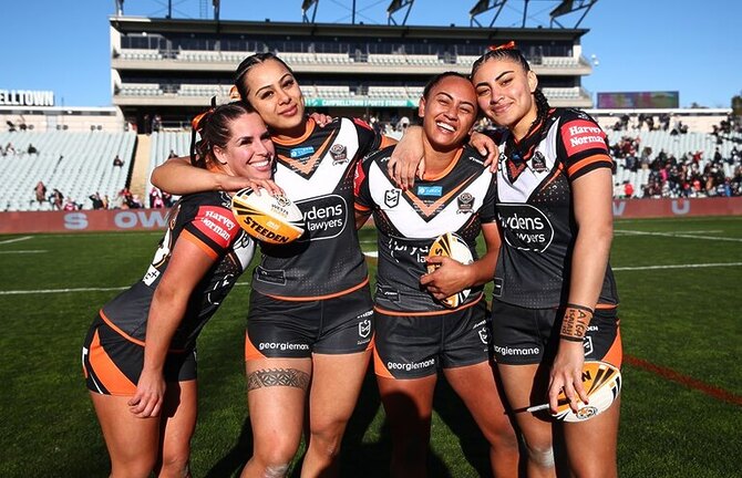 Four first timers embrace at Campbelltown