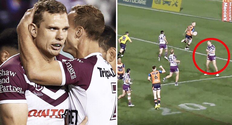 Tom Trbojevic caught napping in Manly loss