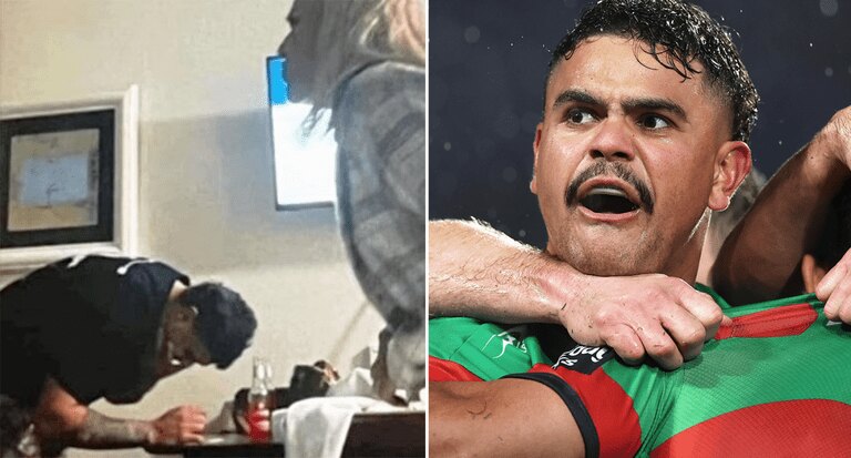 Woman in Latrell Mitchell photo threatens to leak 'juicy' details after white powder drama