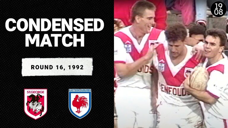 1992 NRL Throwback: St George vs Easts Condensed Match