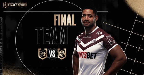 Finals Week 2 Final Team: Sea Eagles v Roosters